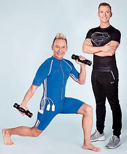 Sascha Lauterbach und Sebastian Aderhold bieten EMS-Training in den eigenen vier Wänden. Foto: Vip Training Concept